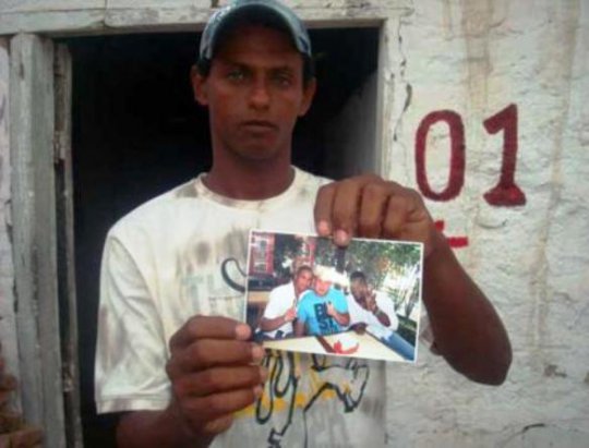 Rodrigo no per?odo em que morou em Campo Maior