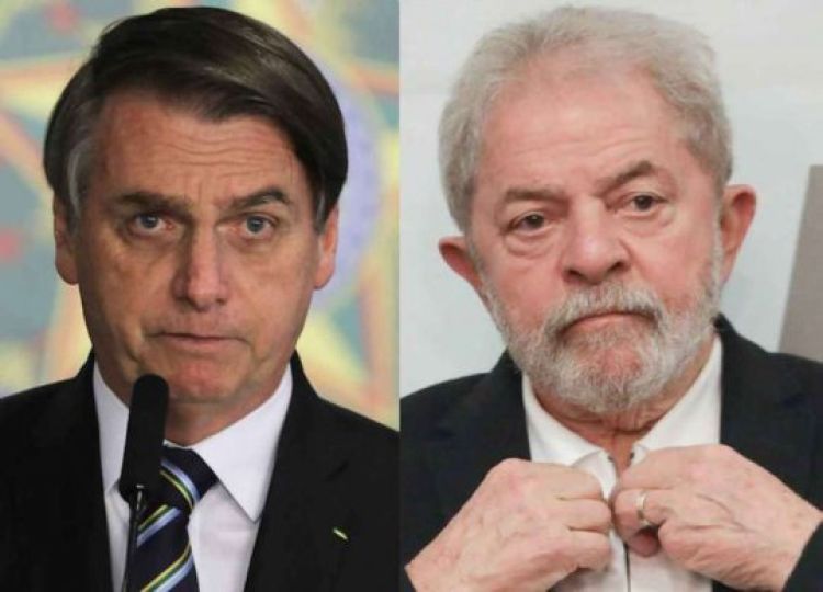 Bolsonaro e Lula aparecem tecnicamente empatados em pesquisa
(foto: Marcos Correia/PR)