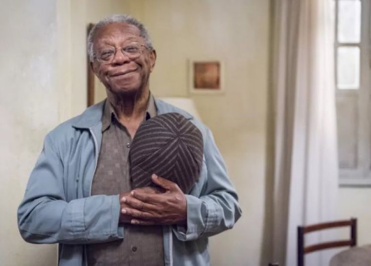 Milton Gonçalves em 'O Tempo Não Para', de 2018 — Foto: Paulo Belote/Globo