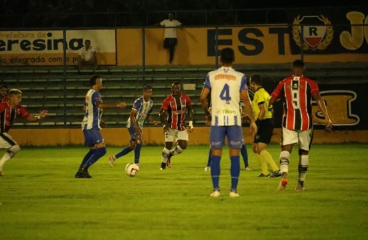 River-PI x Comercial-PI - Campeonato Piauiense 2023 — Foto: Pablo Cavalcante / ge