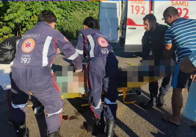 Homem morre após colisão de moto e carro no bairro Nova Teresina | Reprodução WhatsApp