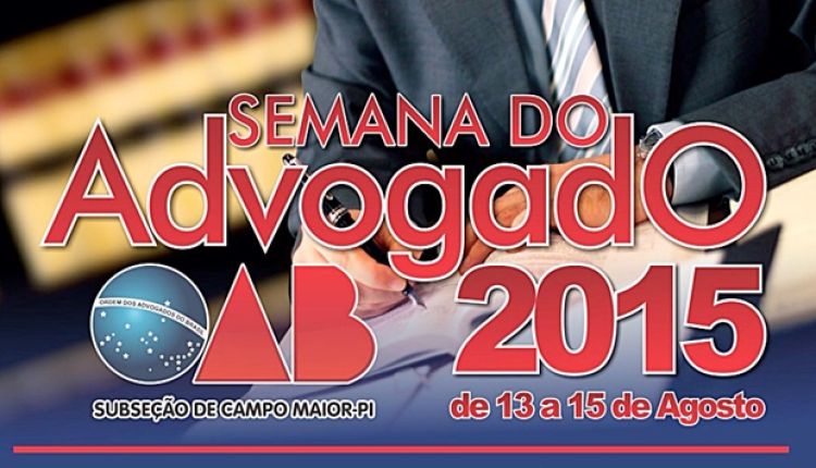 O evento acontecerá entre os dias 13 a 15 de agosto.