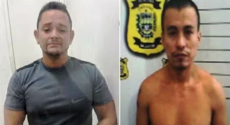 Antônio Carlos, o cearense, à esquerda e o foragido Antônio Carlos, do Piauí, à direita