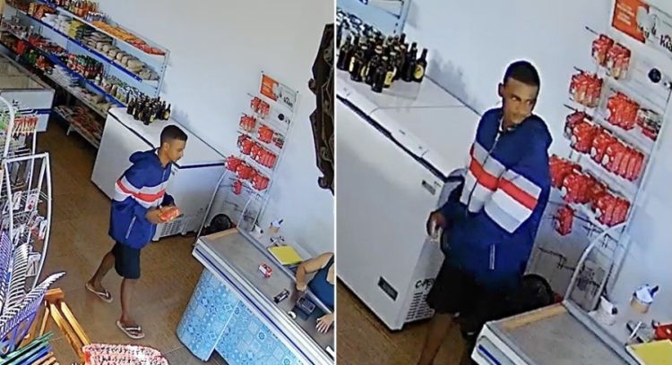 Foto: Imagens da câmera de segurança 