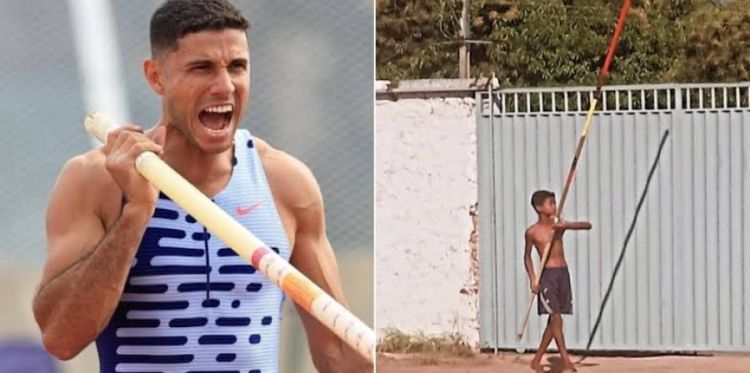 Campeão olímpico faz convite para piauiense que fez vídeo no salto com vara 