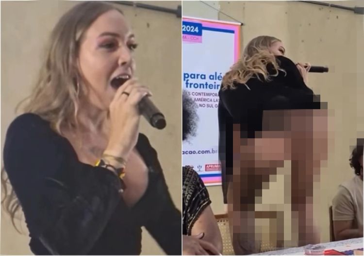 Palestrante piuiense gera polêmica após perfomance erótica - Foto: Reproduções 