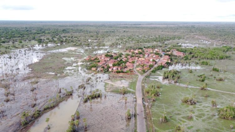 Bairro Califórnia em Campo Maior após chuvas - Foto: Campo Maior em Foco