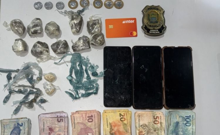 Material apreendido - Foto: Divulgação/PC 