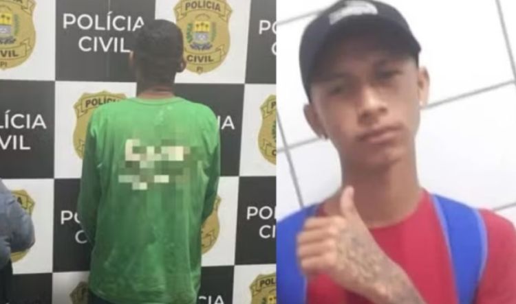 Acusado e vítima. Fotos: reprodução