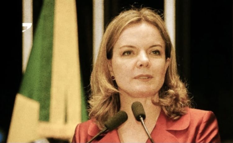 Ministra da Secretaria de Relações Institucionais, Gleisi Hoffmann 