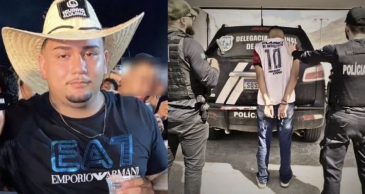 Vítima e atirador- Foto: Reprodução 