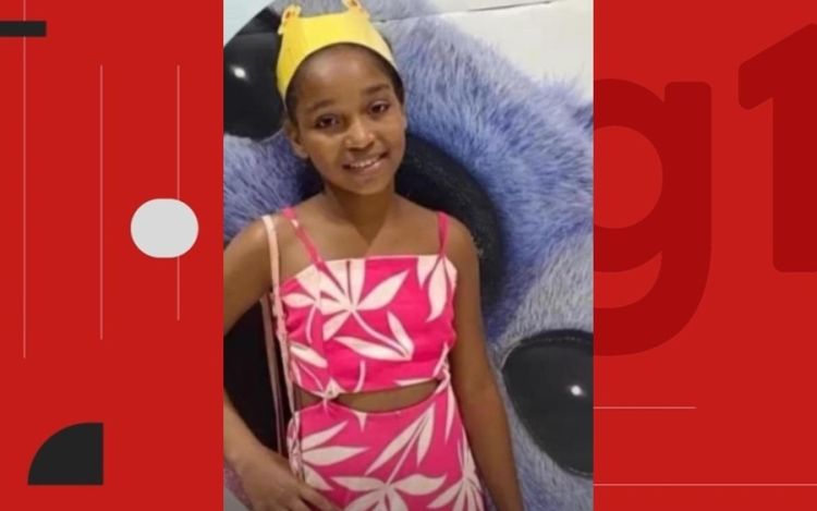 Yasmin foi baleada enquanto brincava na porta de casa, em Salvador — Foto: Redes sociais