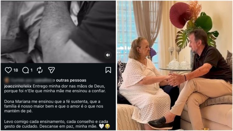 Prefeito lamenta morte da mãe nas redes sociais, mas apaga logo depois - Foto: Reprodução 