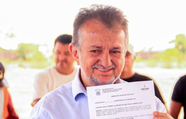 Prefeito de Campo Maior, João Félix. Foto: Divulgação