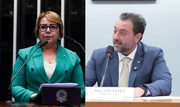 Senadora Jussara e deputado Átila Filho: votaram contra relatorio da CPMI do INSS. Fotos: Câmara dos deputados
