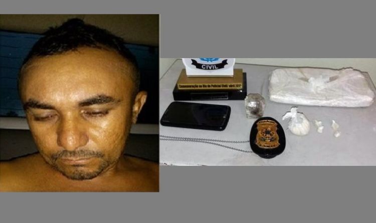 Júlio César Ferreira Borges já havia sido preso em 2014, também por tráfico