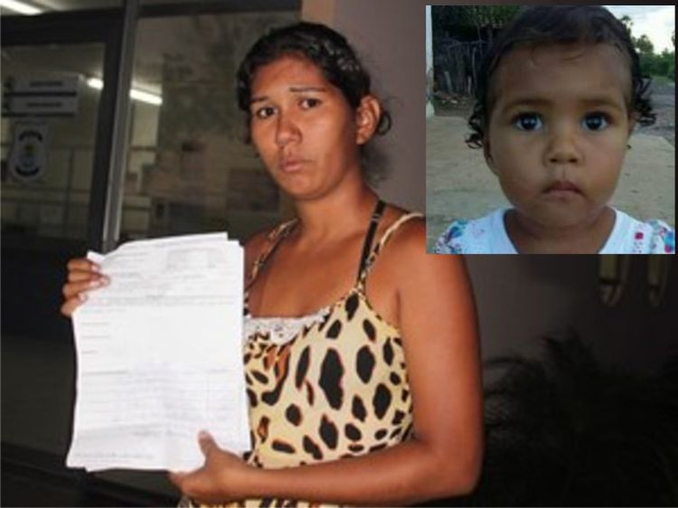 Mãe exibe a prescrição médica; Imagem chocante foi registrada pelo G1