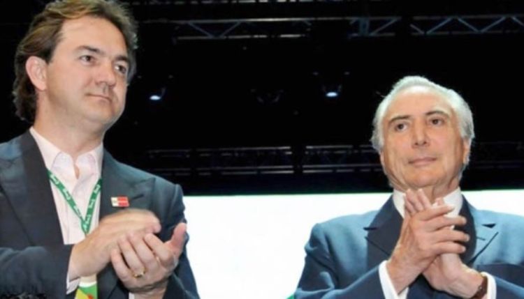 Dono da JBS, Joesley Batista e o presidente Michel Temer