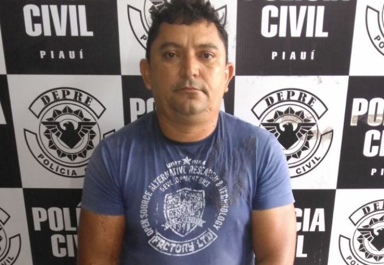Carlos Henrique Pereira Alves “Carlin” foi preso em casa, em Campo Maior. Ele seria vigilante no prédio da Receita Federal em Campo Maior
