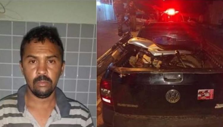 Um dos suspeitos foi preso; o outro fugiu do cerco policial