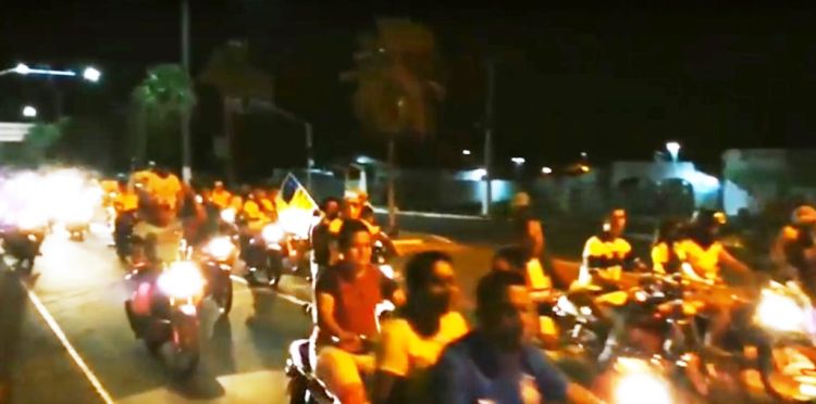 Evento organizado por apoiadores de Bolsonaro em Campo Maior no primeiro turno